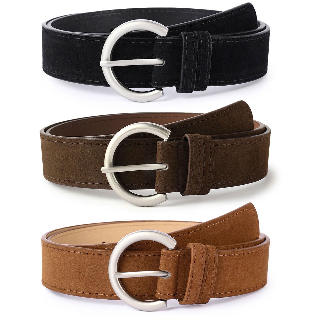 sudue leather belt