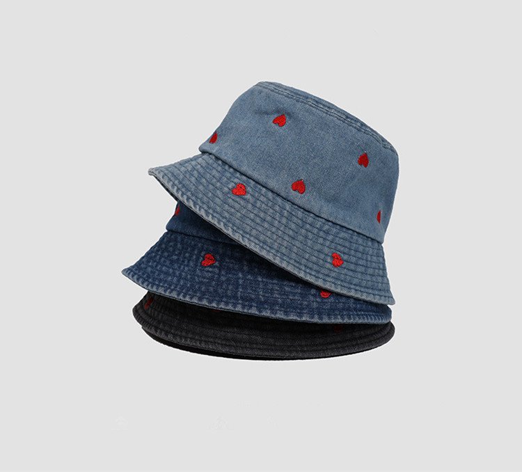 denim bucket hat