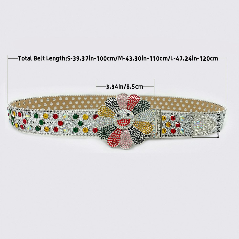Rhinestone Belt For Women