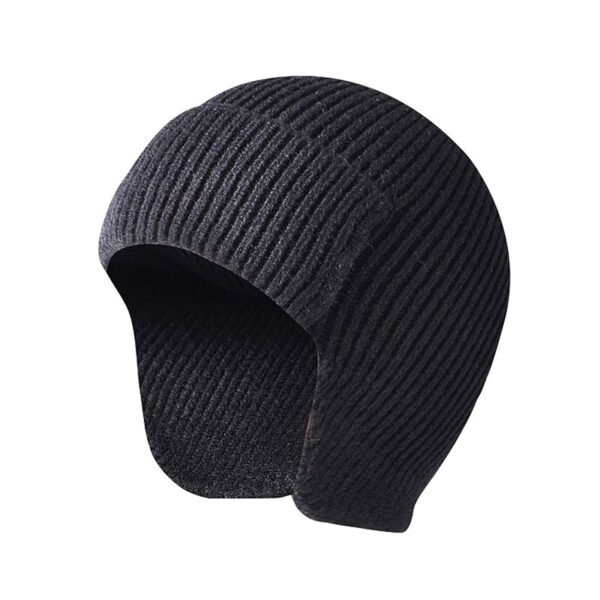Winter Knitted Earflap Hats For Men Women - Image 2