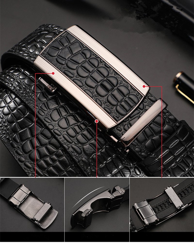 Men's Leather Ratchet Belt