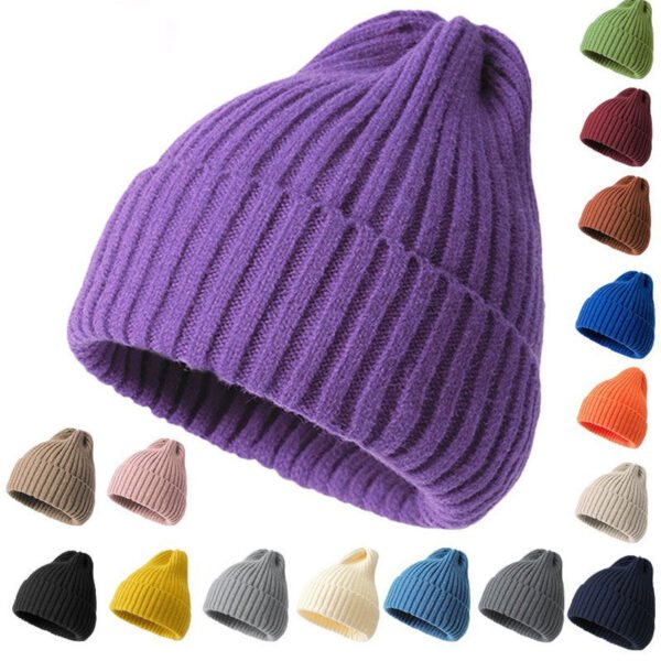Wholesale Cozy Stretchy Knit Cuff Cap For Women - Image 3