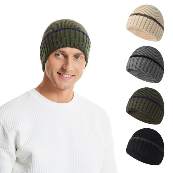 Ultra Thick Knit Warm Men's Beanies - Image 2