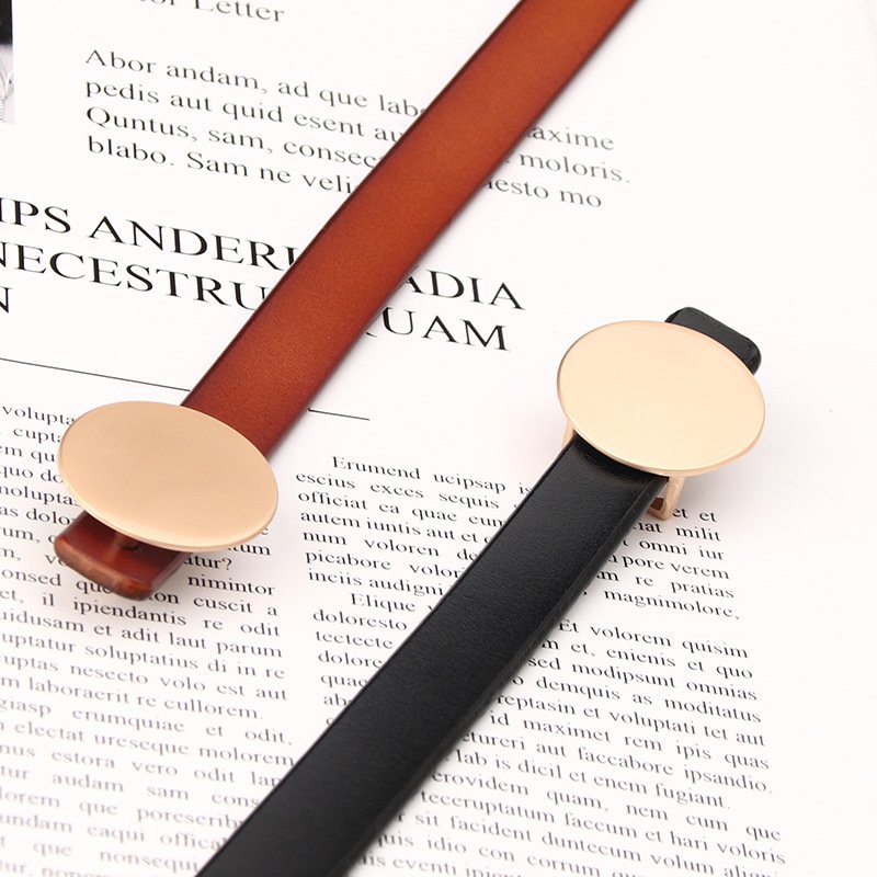 Skinny Leather Belts