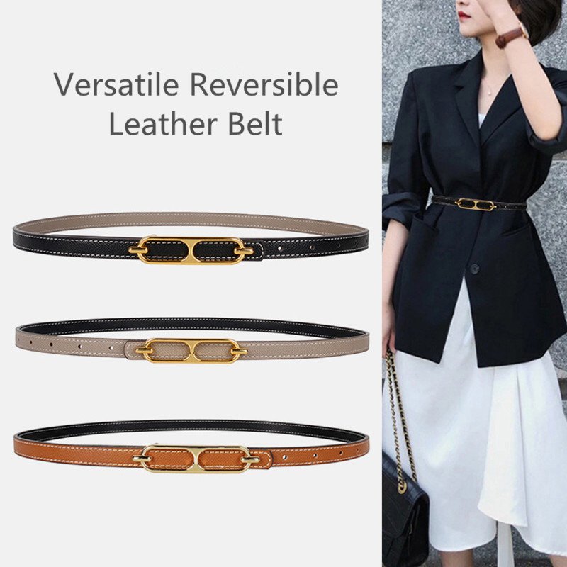Reversible Leather Belt