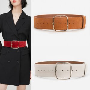Factory wholesale Wide Suede Belt For Women