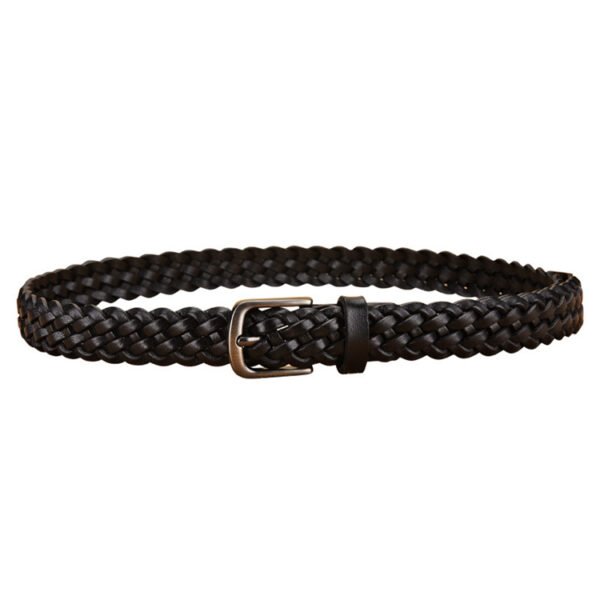 Handcrafted Women's Leather Braided Belt