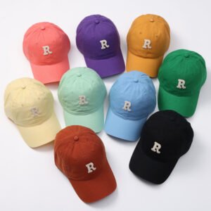 Washed Cotton Custom Embroidered Baseball Caps