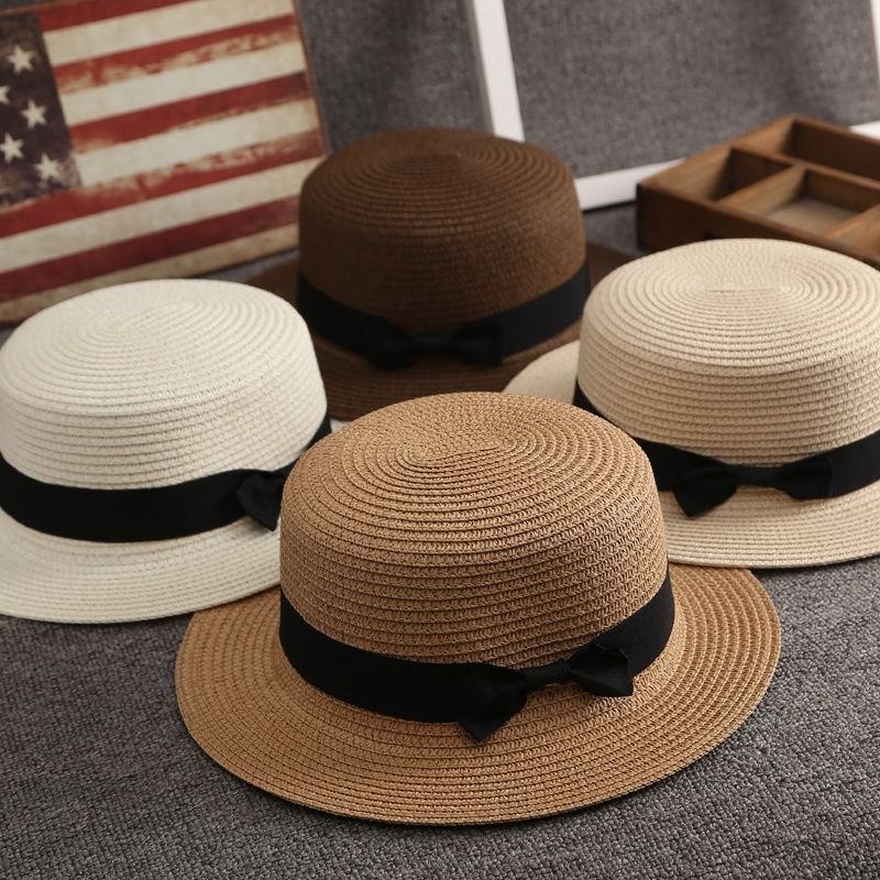straw bucket hat