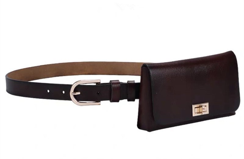 leather belt bag