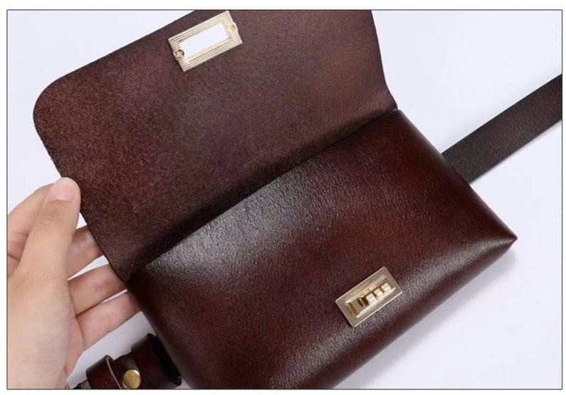 leather belt bag