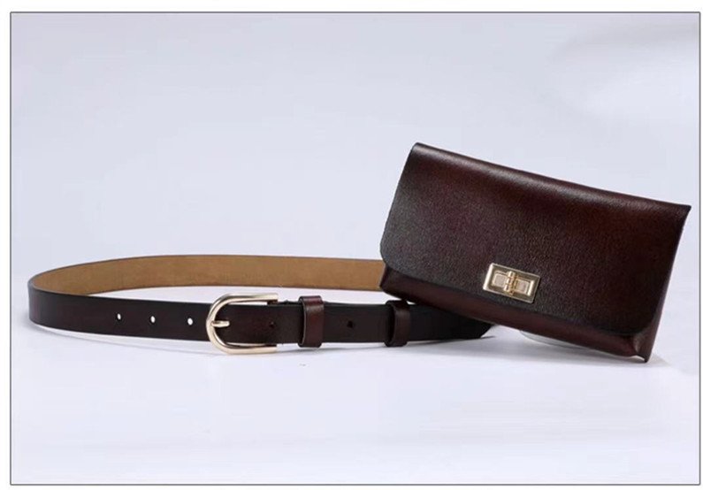 leather belt bag