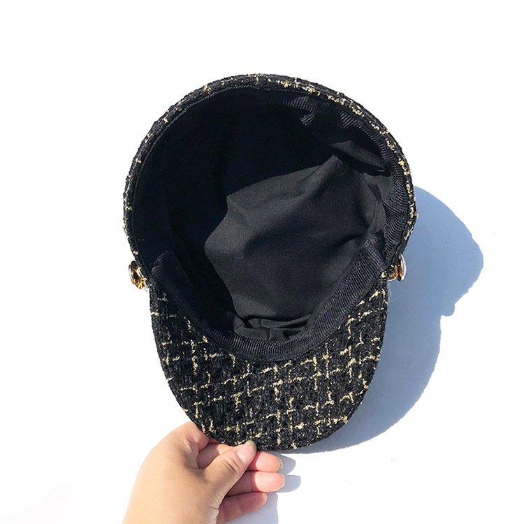 Beret Hat with Brim