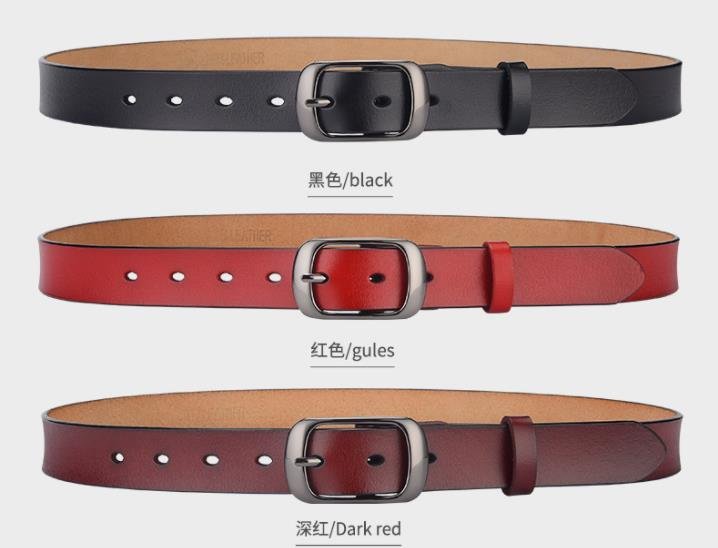 genuine leather ladies belt