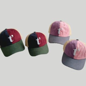 New Style Color Matching Embroidered Parent-child Baseball Cap