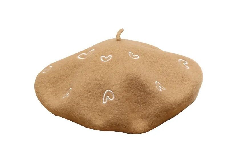 Embroidery Wool Beret